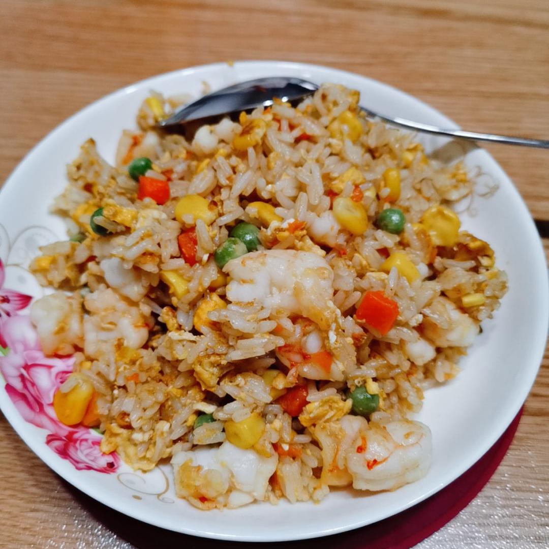 零失手！好看好吃的咖喱杂菜炒饭！