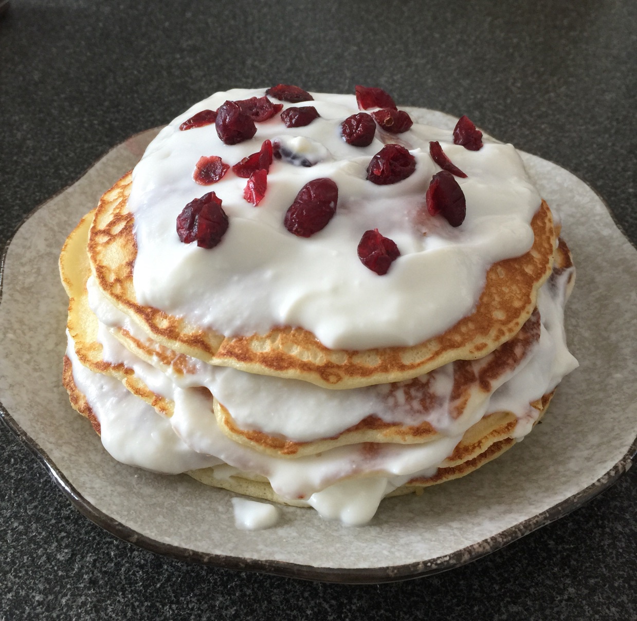 超级简单pancake【无黄油健康版】