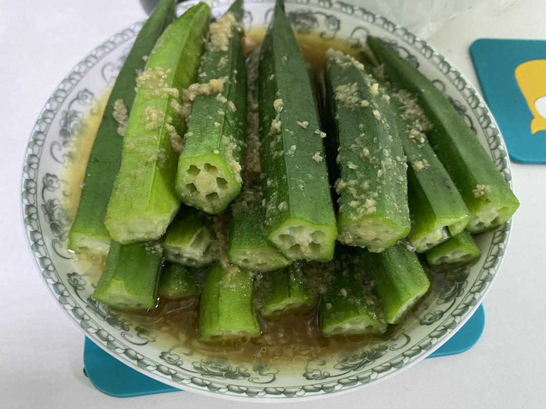 蒜蓉秋葵