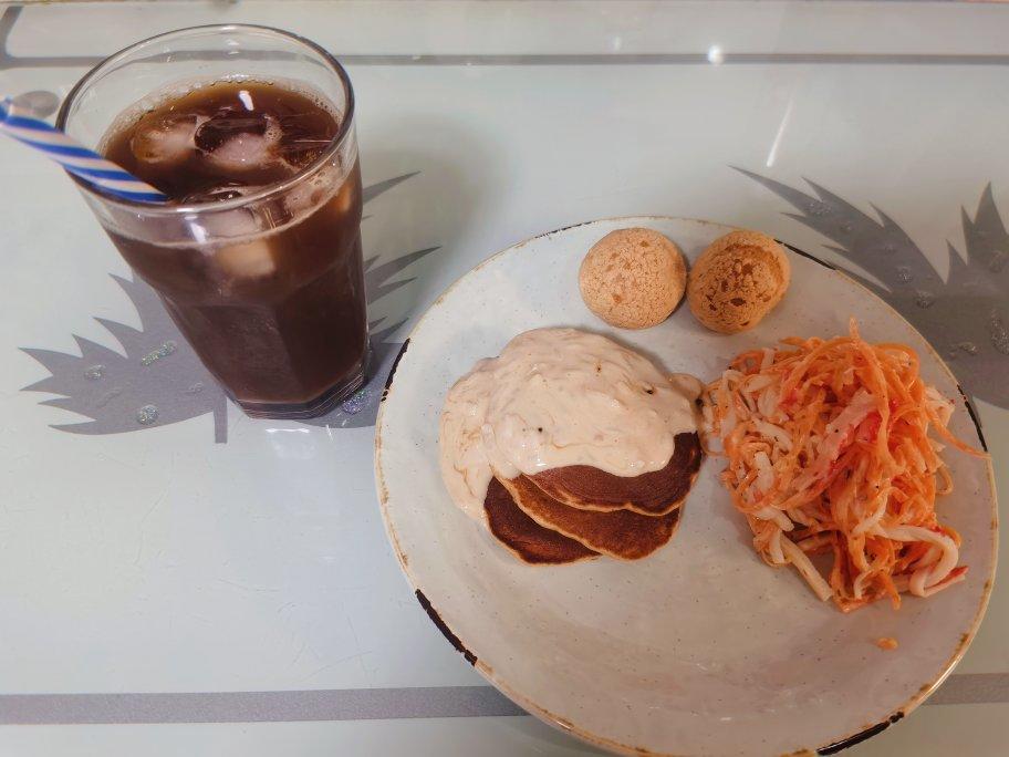 咖啡酱全麦酒酿松饼【健康小食】