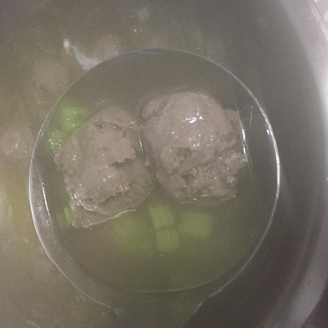 牛肉丸汤（手工自制）《系列五》