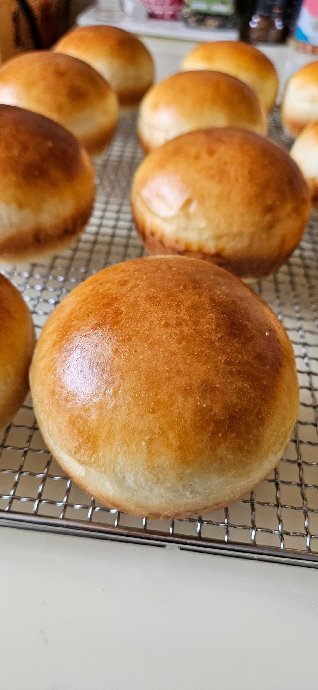 超~级松软的烫种汉堡胚