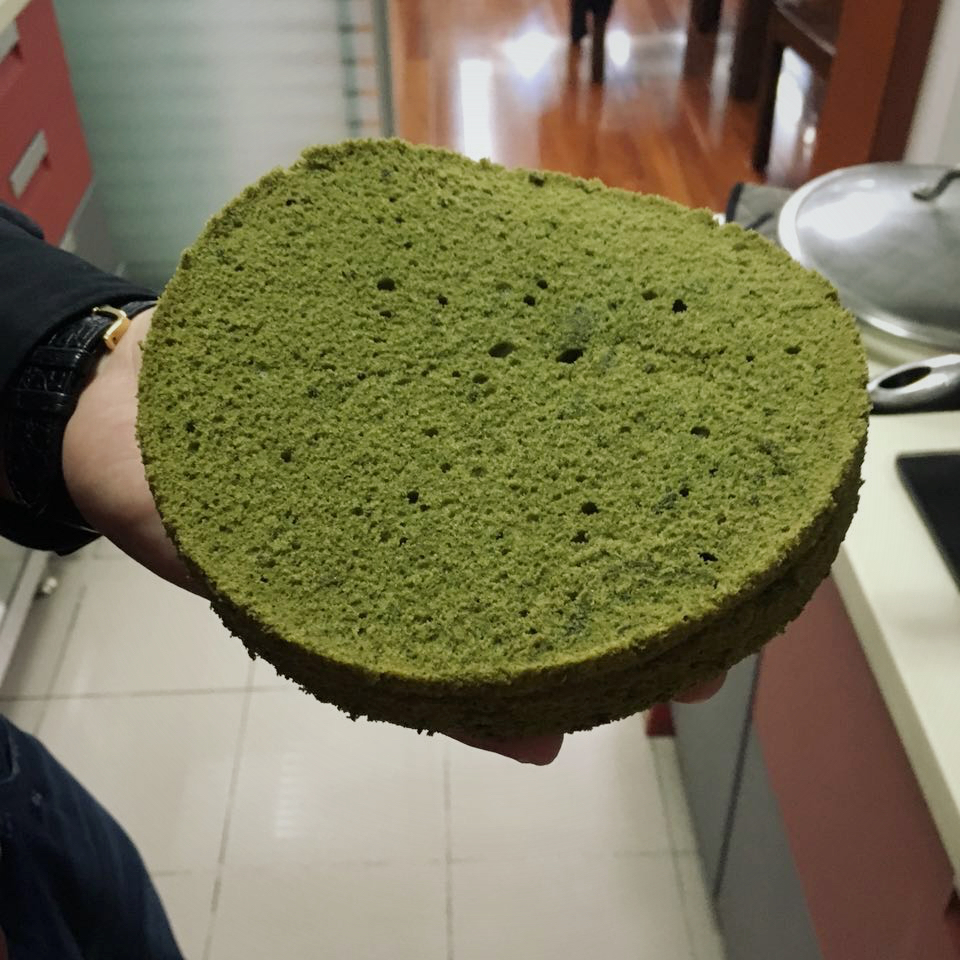 抹茶戚风蛋糕