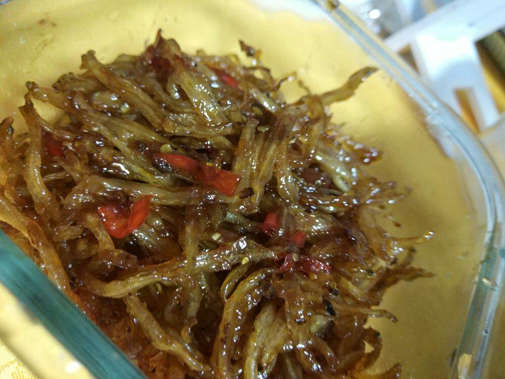 辣酱芝麻小银鱼