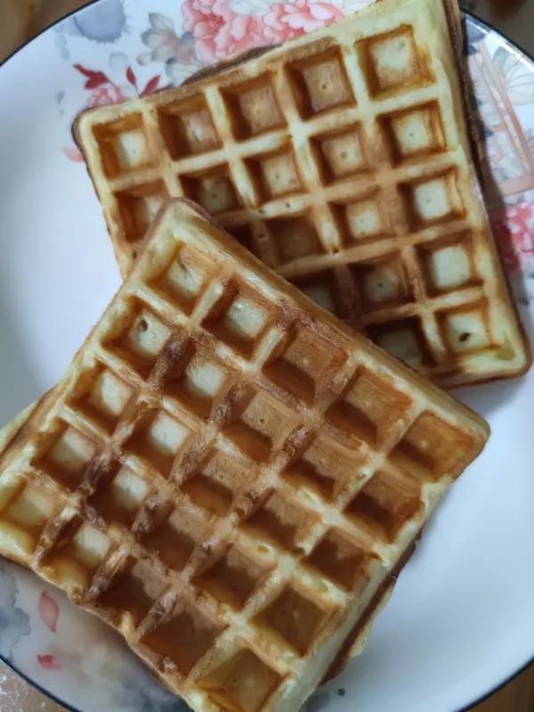 华夫饼 发酵版 不用手揉 搅一搅就ok 无泡打粉