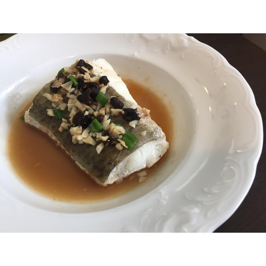 豆豉蒸鳕鱼