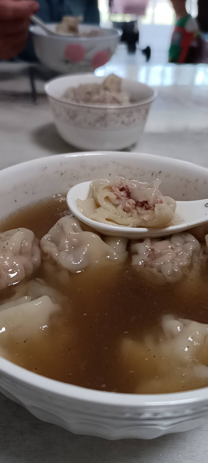 肉不柴的馄饨馅