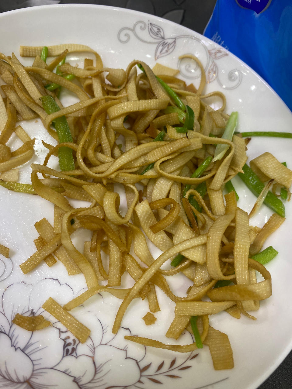 青椒炒干豆腐丝