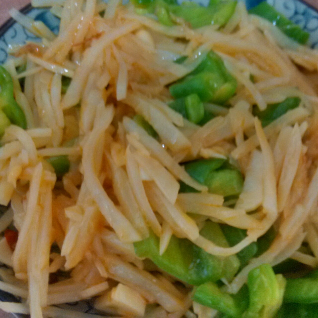 青椒土豆丝