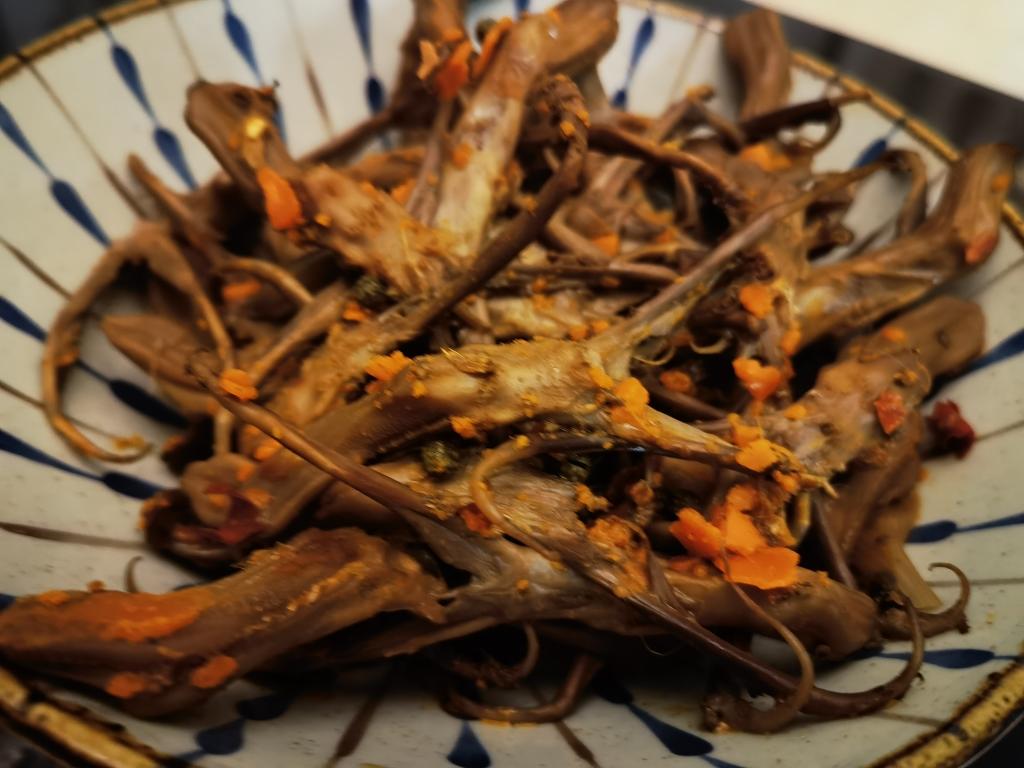 简易辣卤鸭舌的做法