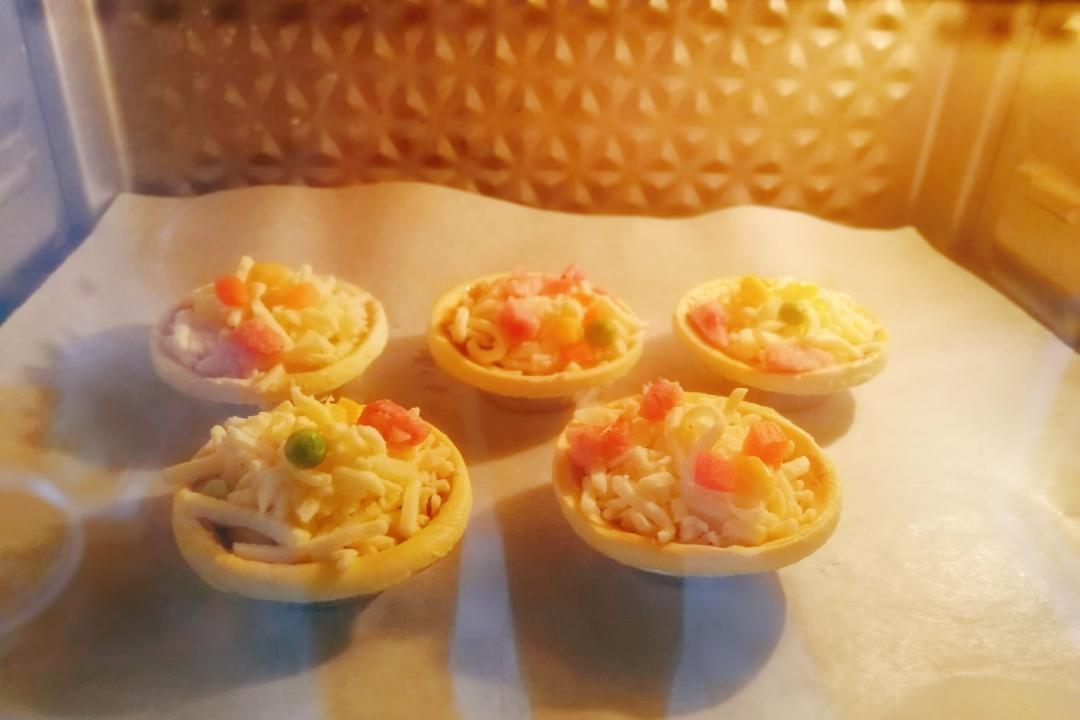 迷你蛋挞皮披萨的做法
