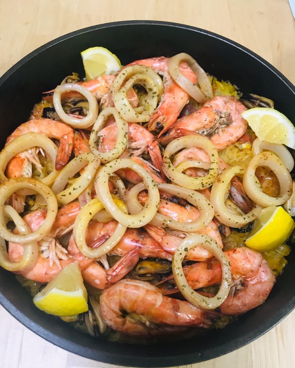 【曼食慢语】Seafood Paella 西班牙海鲜饭