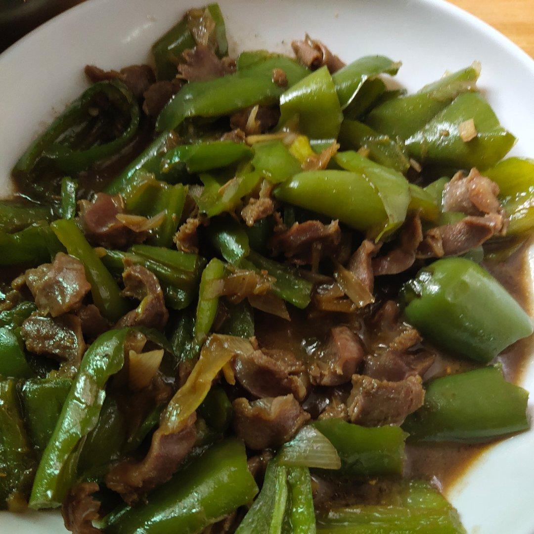 青椒炒鸡肾