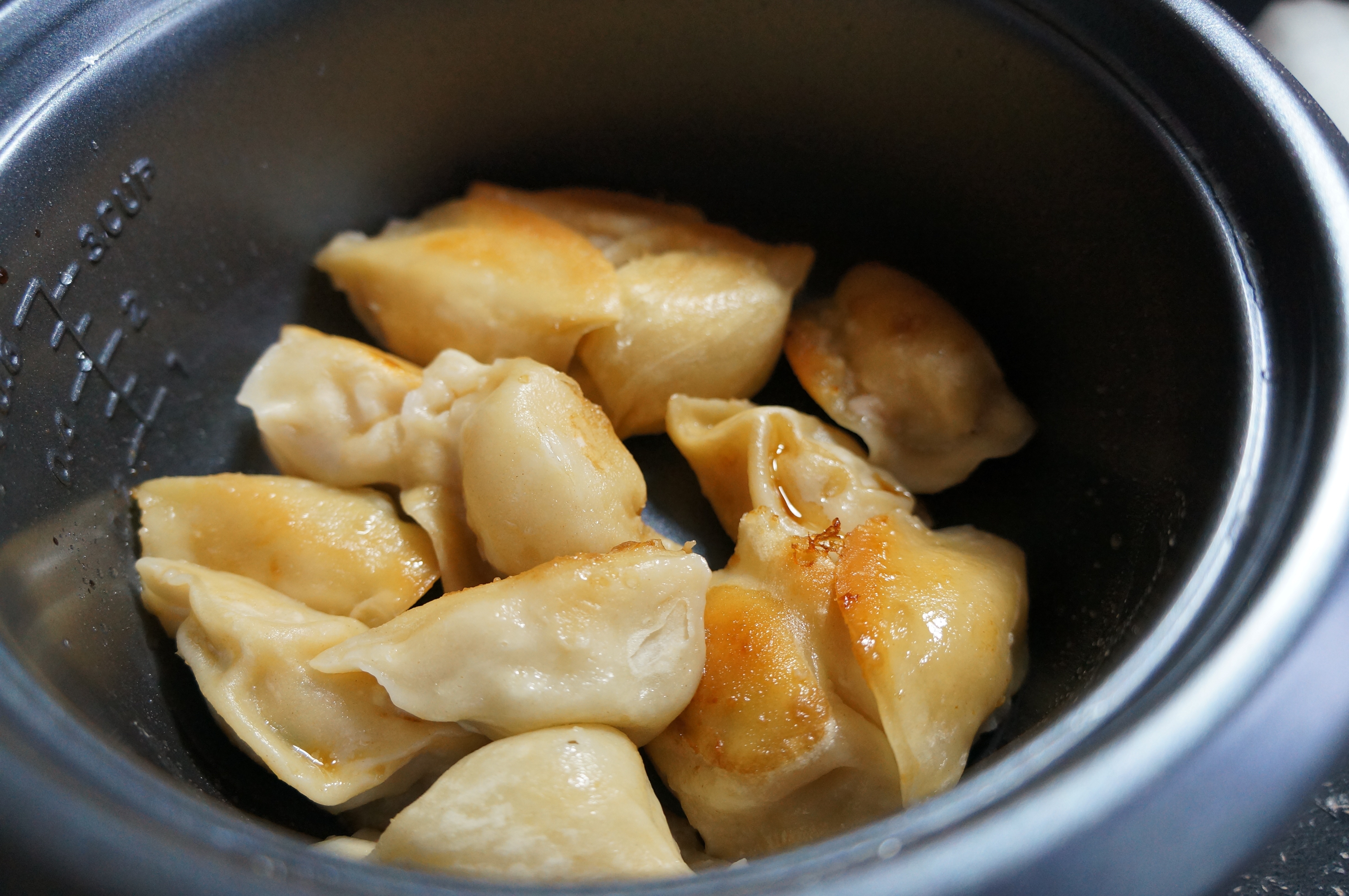 电饭锅煎饺