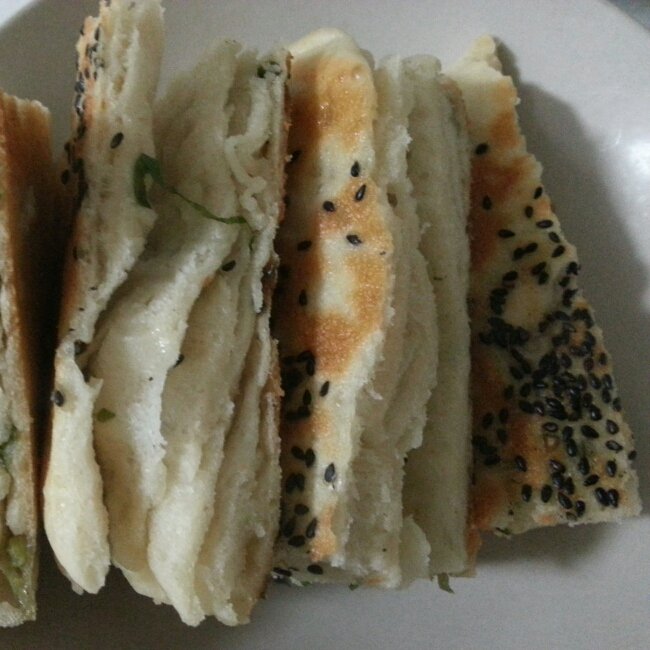 葱油发面饼