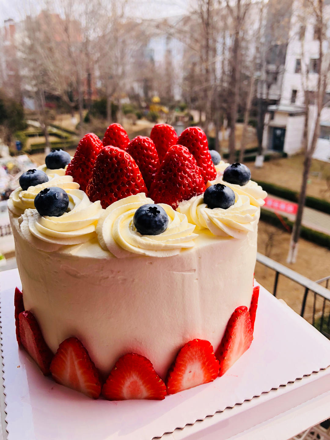 超级简单的味多美同款生日蛋糕（6寸），新手也能高度还原