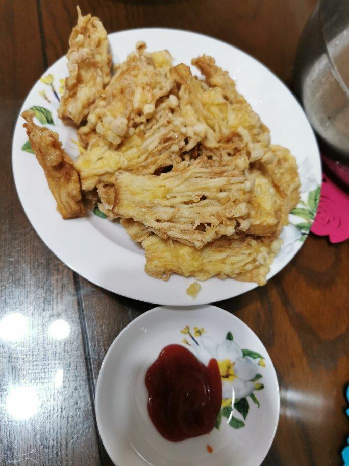 满口香酥｜椒盐金针菇