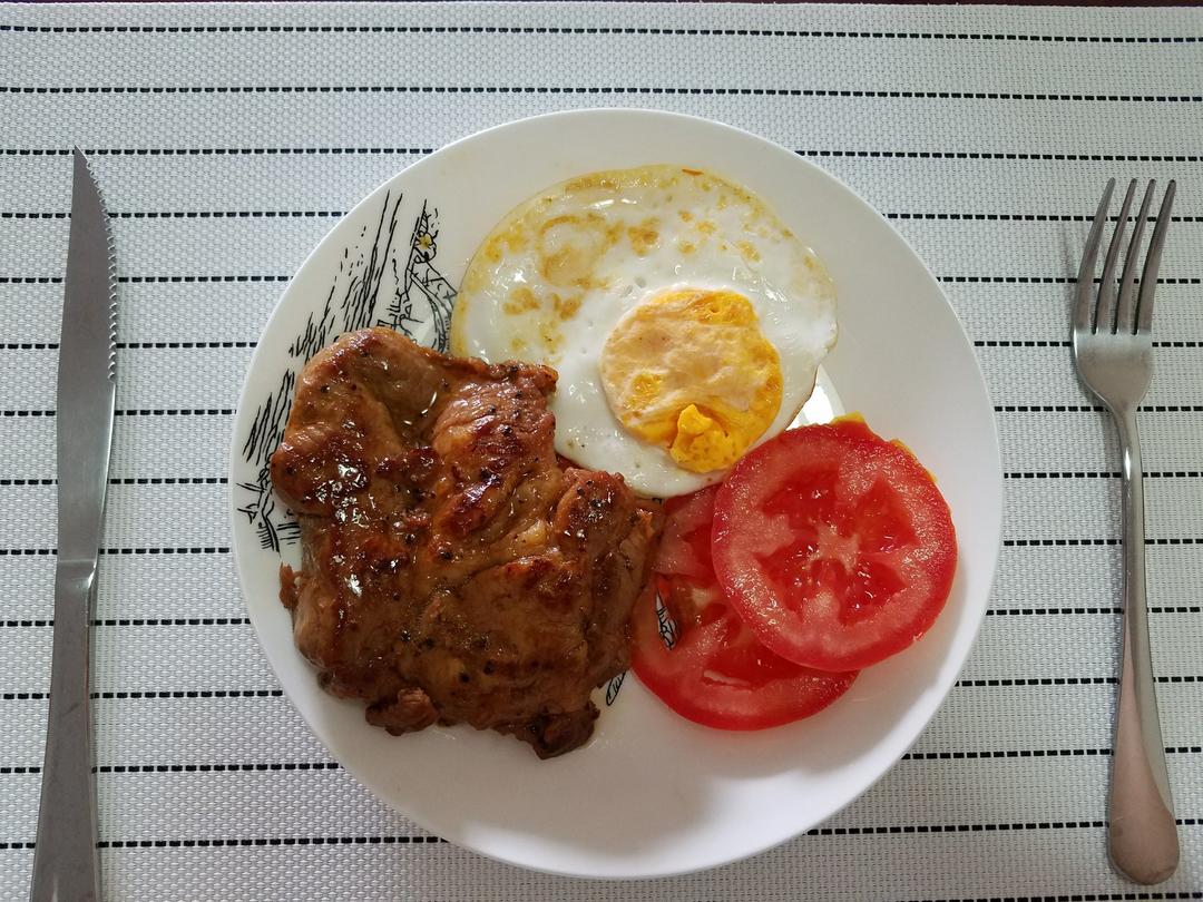 香煎猪颈肉