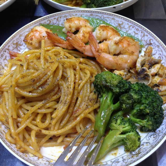 培根番茄意大利面