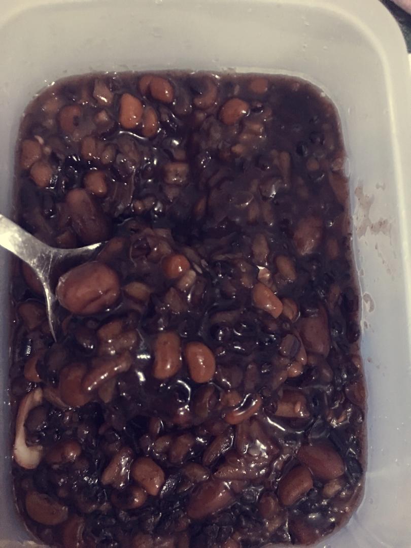 红豆黑米粥