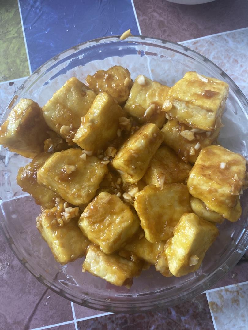 无敌好吃的香煎豆腐