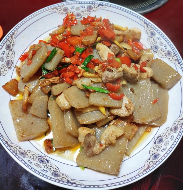 魔芋炒牛肉/猪肉超级nice