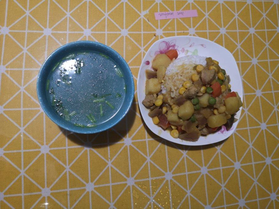 家常鸡肉咖喱饭