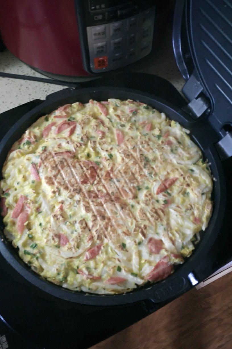 白菜鸡蛋早餐饼