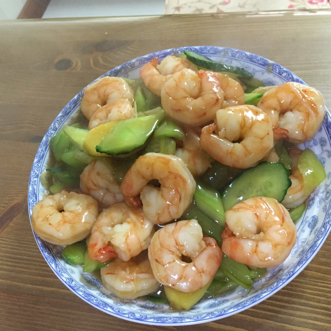 黄瓜虾仁
