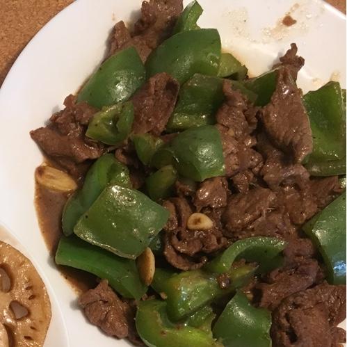 青椒炒牛肉