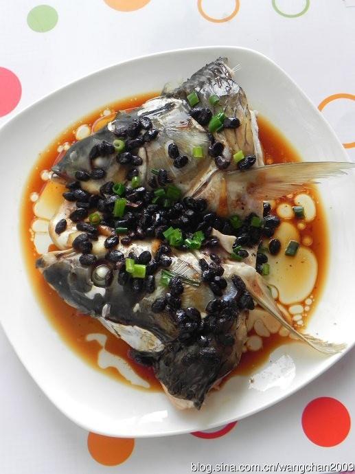 豆豉蒸鲩鱼头的做法