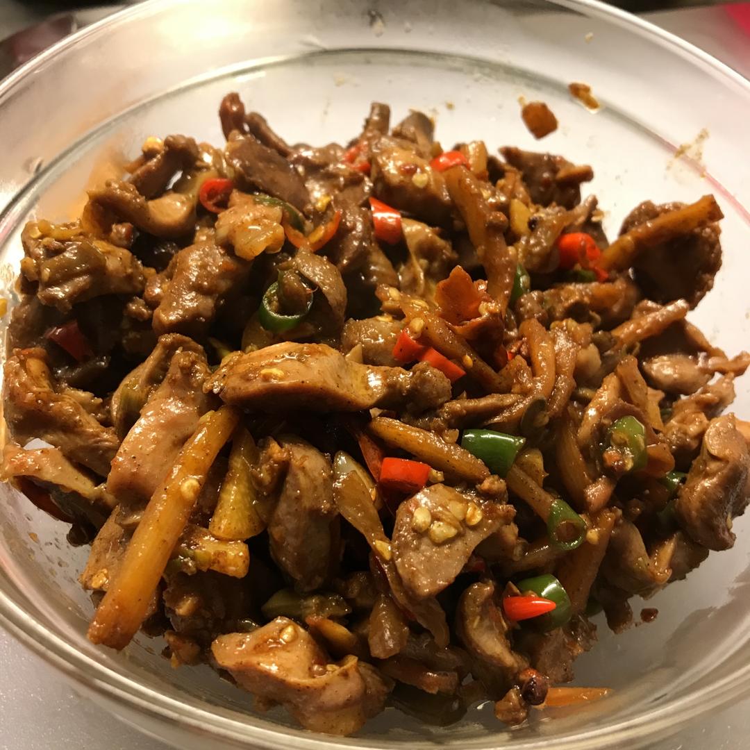 酸辣鸡杂