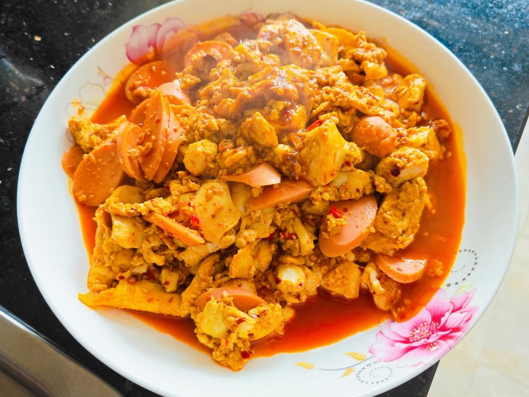 无敌诱人巨下饭鸡蛋抱豆腐