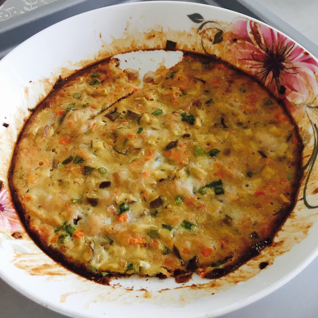 蔬菜鸡胸肉饼—减脂餐