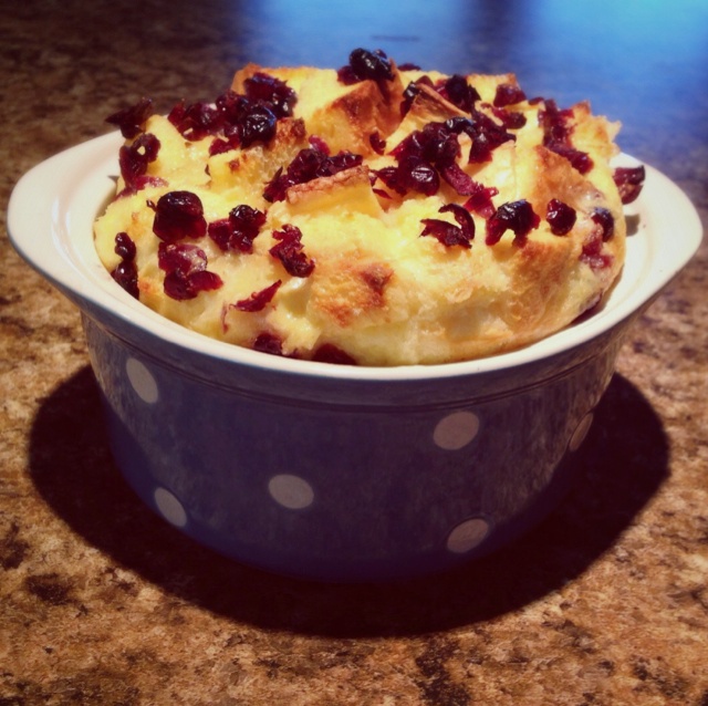 焗烤蔓越梅吐司布丁