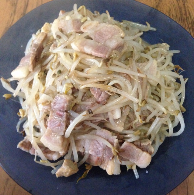 肉丝炒豆芽