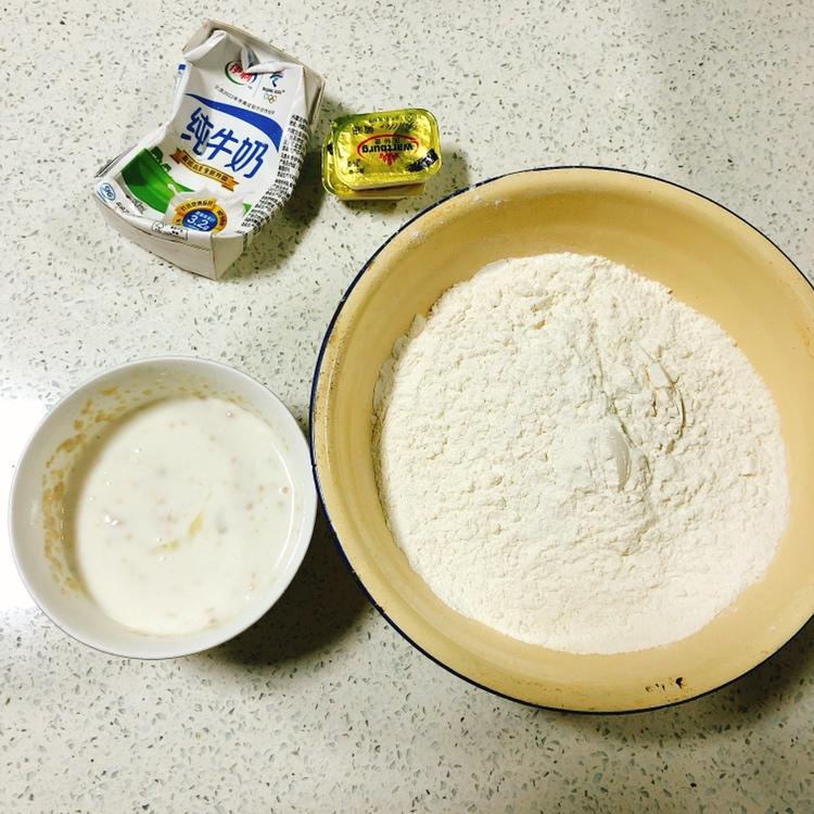 纯奶手撕吐司的做法 步骤1