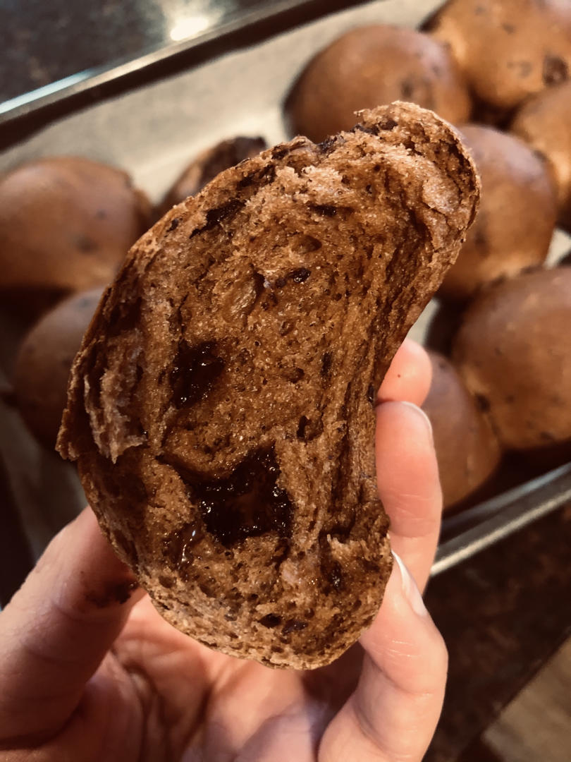 双味巧克力面包