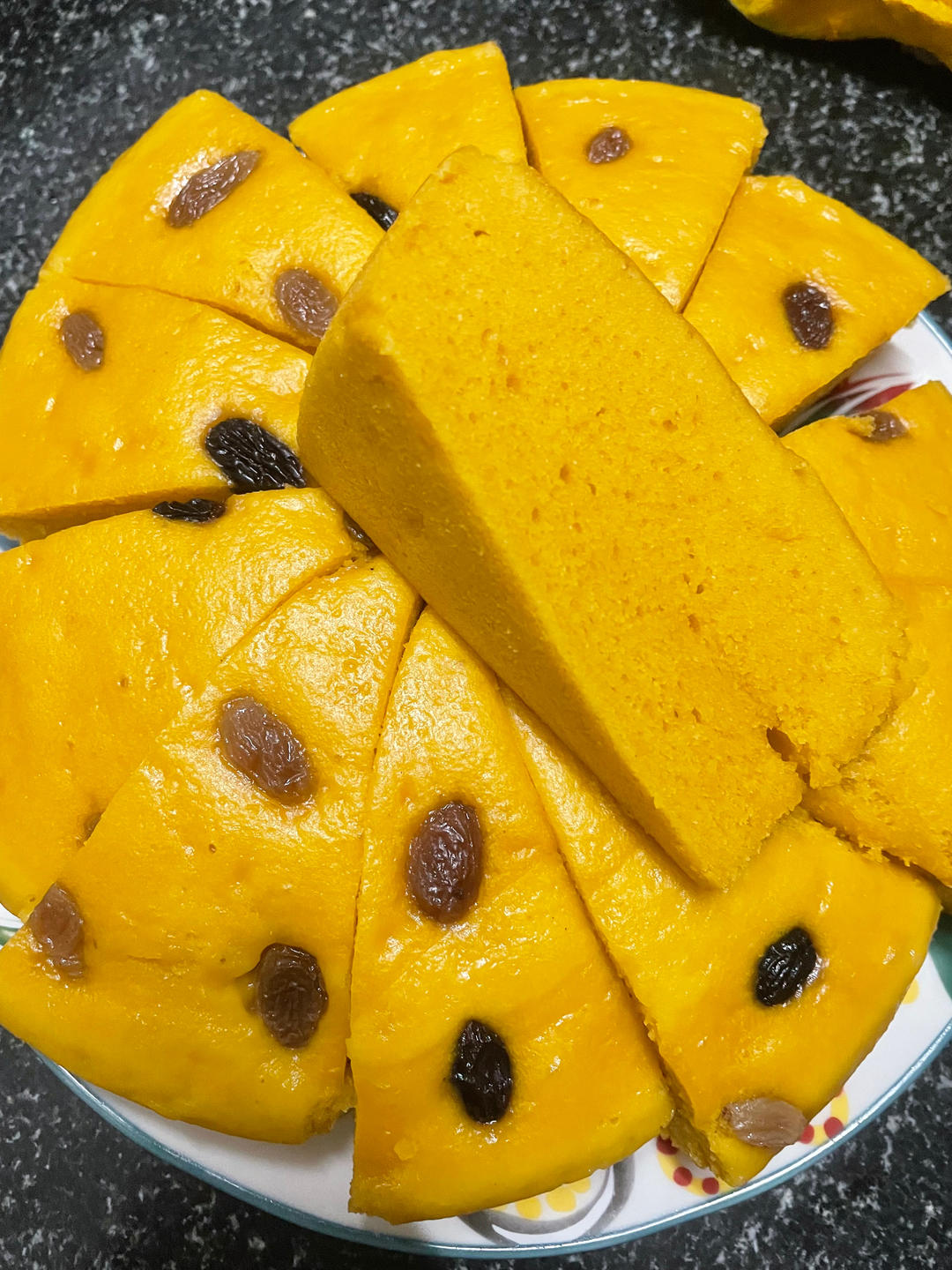 松软细腻又Q弹的南瓜发糕