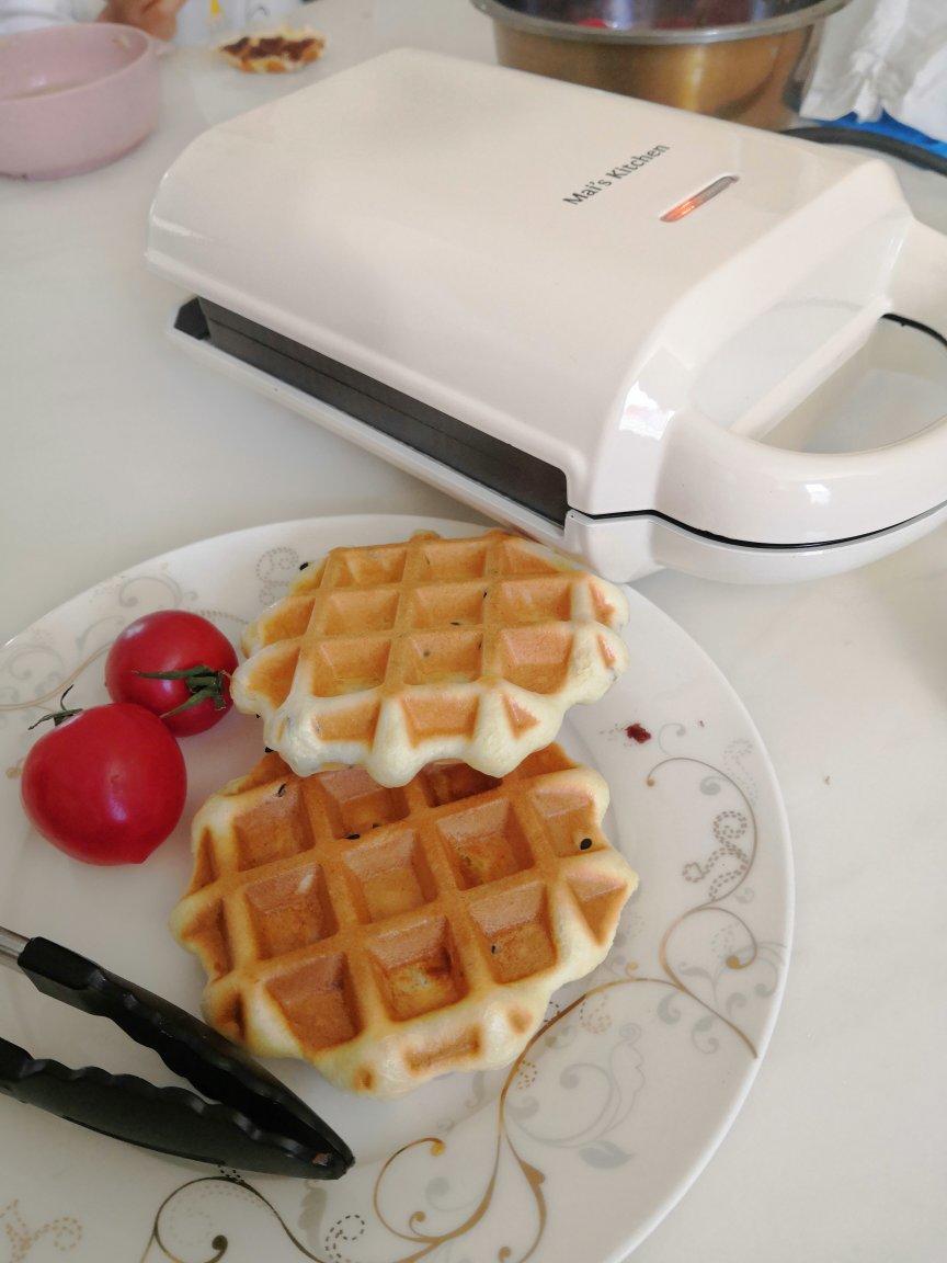 紫薯华夫饼
