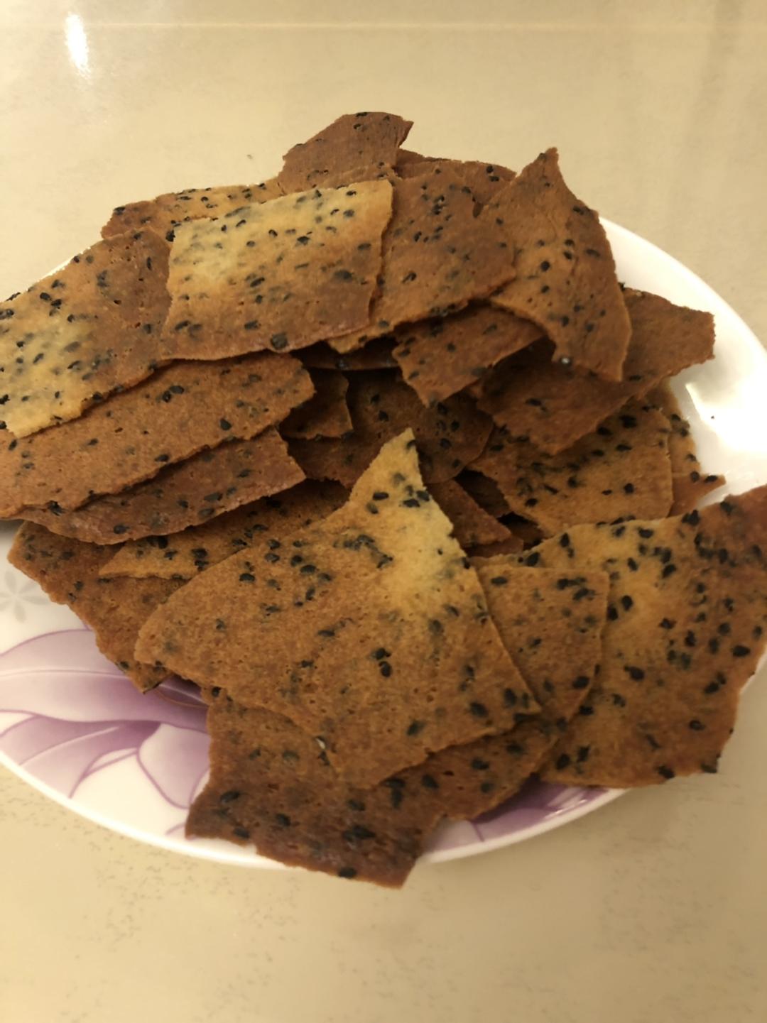 芝麻瓦片的做法