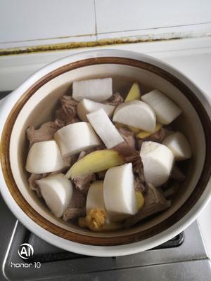 一碗鱼羊鲜的白菜粉丝羊汤的做法 步骤6