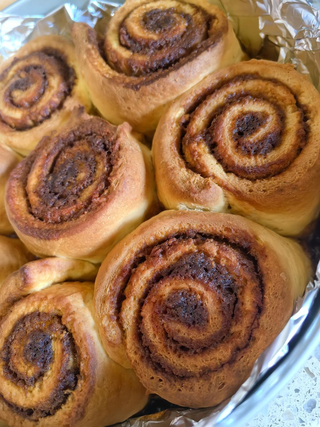 最正宗的美式肉桂卷（不用出膜）