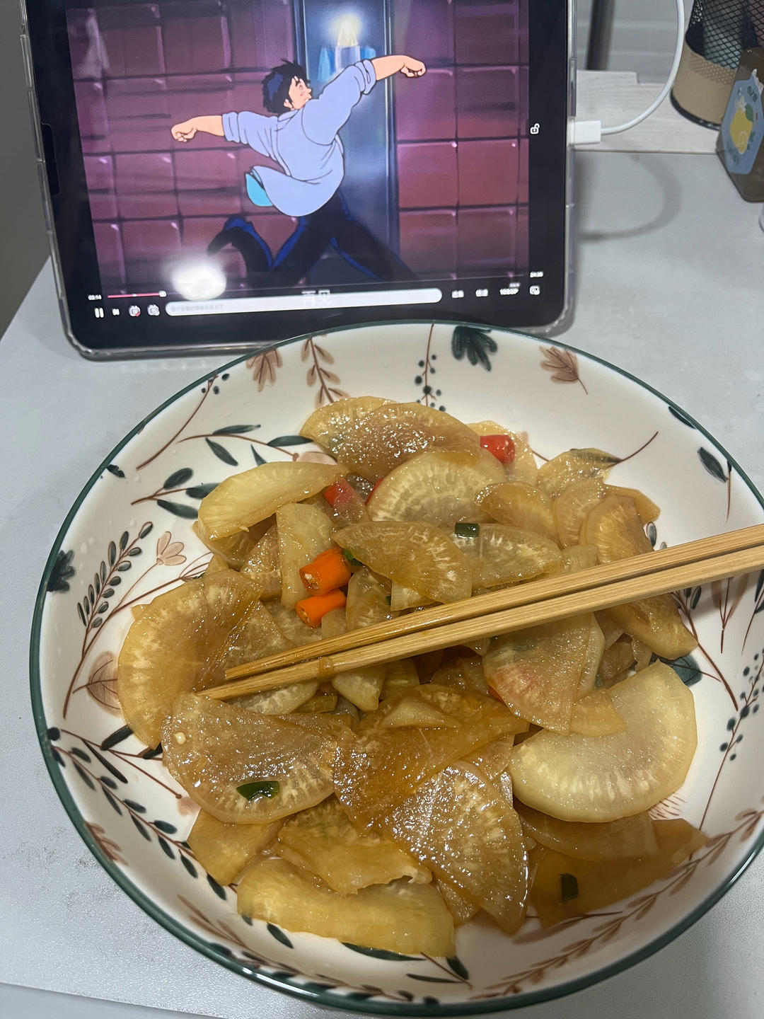 素炒萝卜片