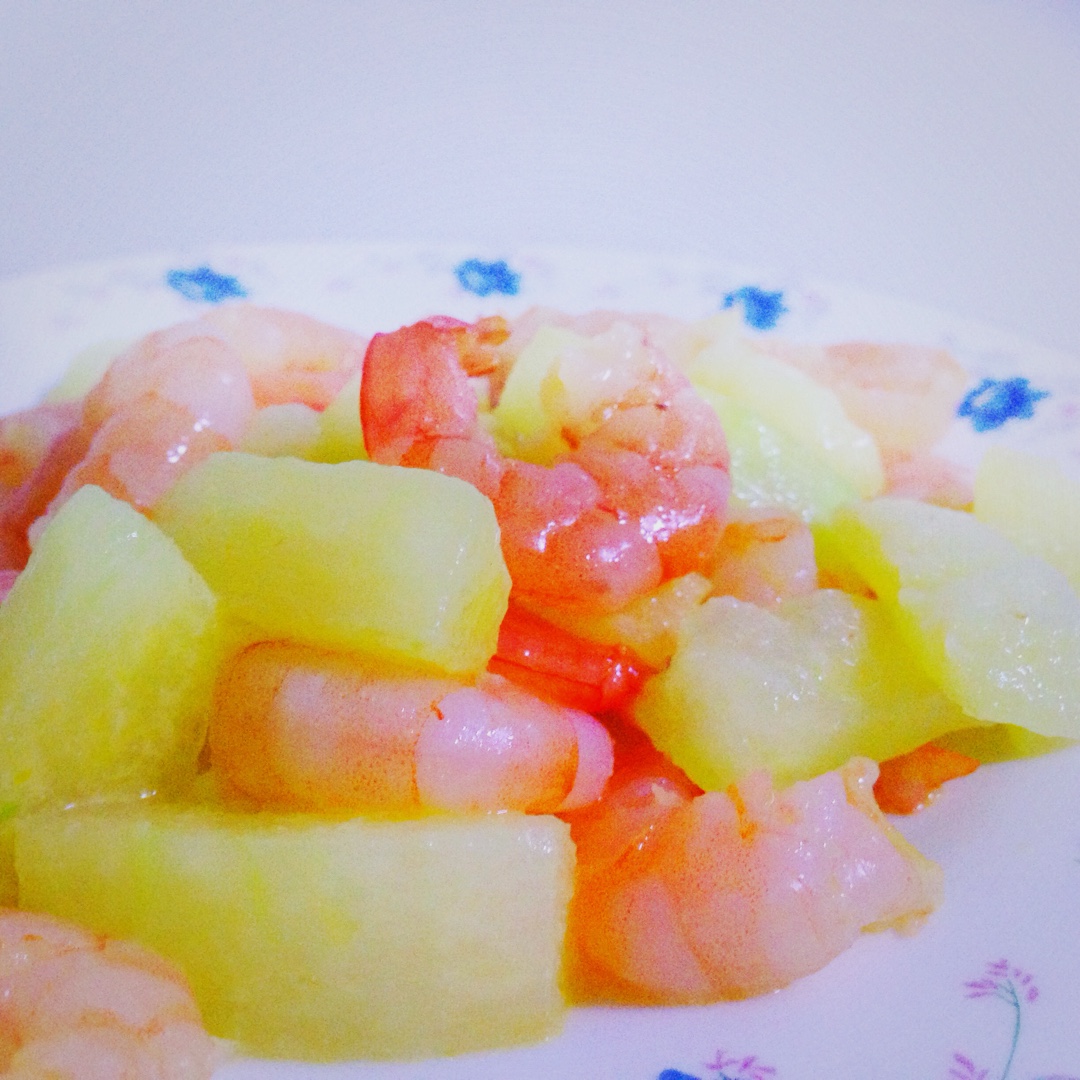 虾仁烧冬瓜