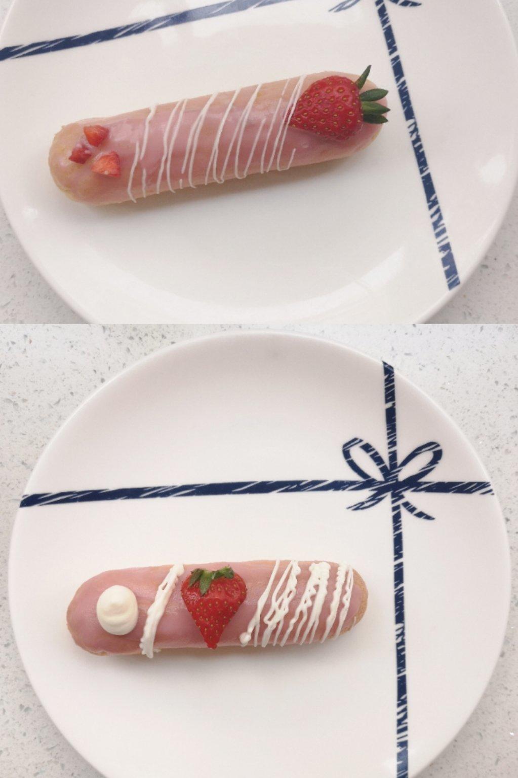 （视频菜谱）手指泡芙 Éclair／闪电泡芙
