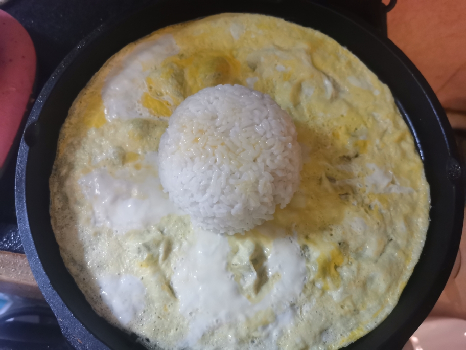 【4.9给孩子做晚餐】土豆咖喱鸡 蛋包饭的做法 步骤13
