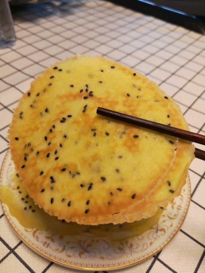 鸡蛋卷，平底锅就能做，酥到掉渣