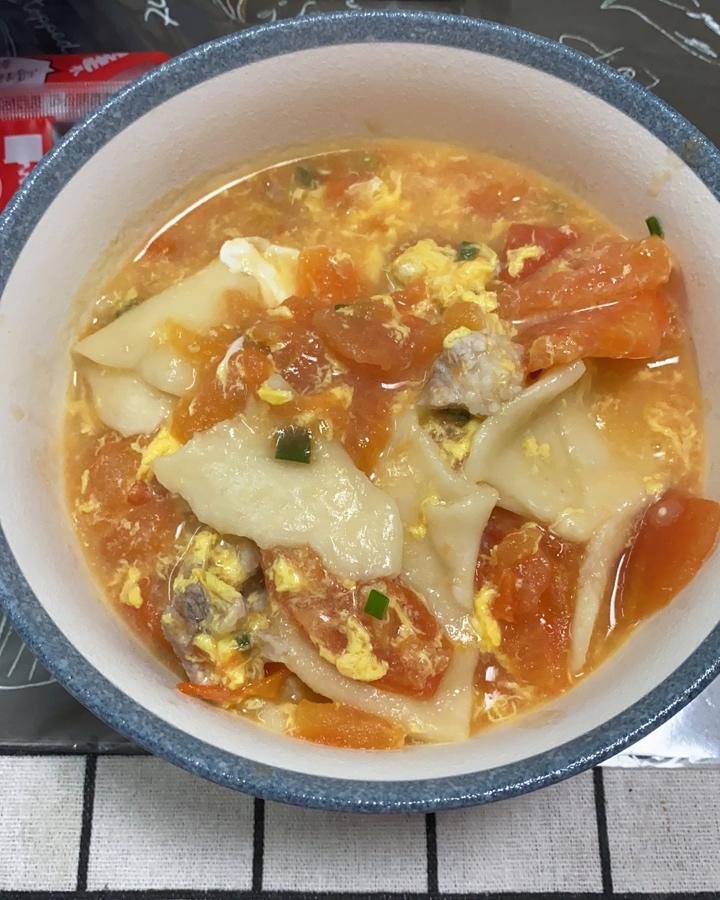 番茄鸡蛋疙瘩面