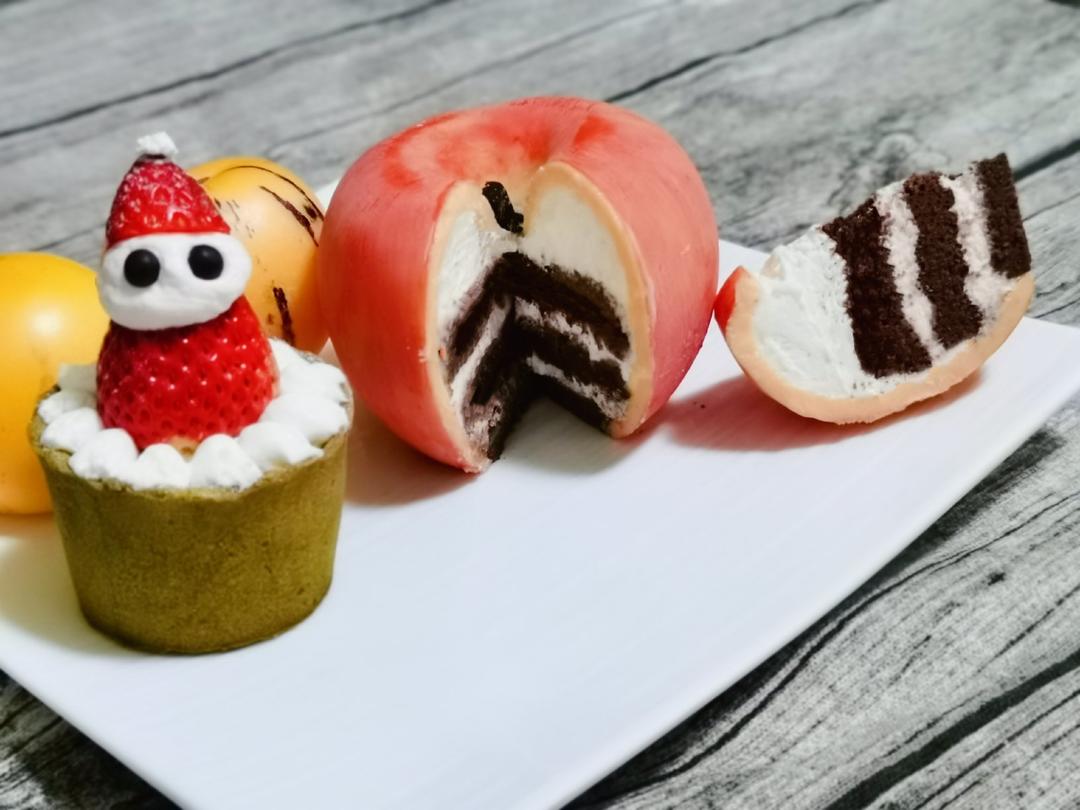 🎄圣诞节🎅分蛋海绵杯子蛋糕